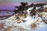 Wolf and Beaver - Charles Marion Russell Oil Painting