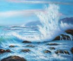 Forceful Winds - Oil Painting Reproduction On Canvas
