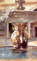 Spanish Fountain II - John Singer Sargent Oil Painting