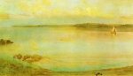 Gray and Gold-The Golden Bay - Oil Painting Reproduction On Canvas