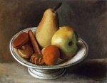 Fruit Bowl with Fruit - Pablo Picasso Oil Painting