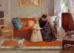 I am Going to See Grandma - William Merritt Chase Oil Painting