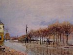 Flood at Port-Marly - Alfred Sisley Oil Painting