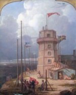 Old Bidston Lighthouse - Oil Painting Reproduction On Canvas