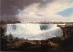 The Great Horseshoe Fall, Niagara - Gilbert Stuart Oil Painting