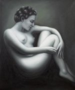 Woman in Repose - Oil Painting Reproduction On Canvas