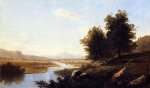 Landscape, The Saco from Conway - Alfred Thompson Bricher Oil Painting