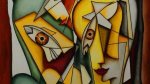 Turning the Corner: A Look Back and Forward at Cubism - 100% hand made oil painting