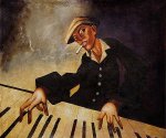Smooth Pianist II - Oil Painting Reproduction On Canvas