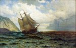 Brigantine off the Lee Shore - William Bradford Oil Painting