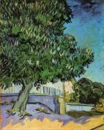 Chestnut Trees in Bloom - Vincent Van Gogh Oil Painting