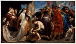 Head of Cyrus Brought to Queen Tomyris - Oil Painting Reproduction On Canvas Peter Paul Rubens oil painting