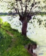 Willow on the Banks of the Seine - Oil Painting Reproduction On Canvas