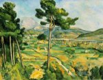 Mont Sainte-Victoire (Metropolitan) - Paul Cezanne Oil Painting