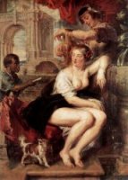Bathsheba at the Fountain - Peter Paul Rubens oil painting