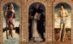 Polyptych of San Vincenzo Ferreri (detail) V - Giovanni Bellini Oil Painting