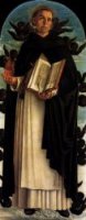 Polyptych of San Vincenzo Ferreri (central panel) - Giovanni Bellini Oil Painting