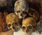 Pyramid of Skulls III - Paul Cezanne Oil Painting