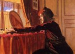 Madame Felix Vallotton at Her Dressing Table - Oil Painting Reproduction On Canvas