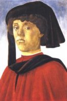 Portrait of a Young Man III - Sandro Botticelli Oil Painting