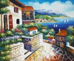 Private Harbor - Oil Painting Reproduction On Canvas