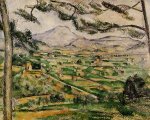 Mont Sainte-Victoire with Large Pine - Paul Cezanne Oil Painting