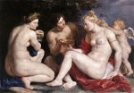 Venus, Cupid, Baccchus and Ceres - Peter Paul Rubens Oil Painting