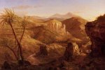 The Vale and Temple of Segeste, Sicily - Thomas Cole Oil Painting