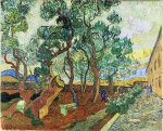 The Garden of the Asylum in Saint-Remy V - Vincent Van Gogh Oil Painting