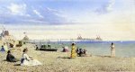 Plage de Brighton - Conrad Wise Chapman Oil Painting