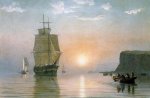 Sunrise off Grand Manan - William Bradford Oil Painting