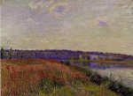The Fields and Hills of Veneux-Nadon - Alfred Sisley Oil Painting