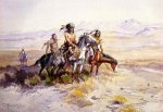 In Enemy Country - Charles Marion Russell Oil Painting