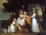 The Children of the Second Duke of Northumberland - Gilbert Stuart Oil Painting