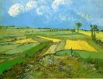 Wheat Fields at Auvers under a Cloudy Sky - Vincent Van Gogh Oil Painting