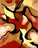 Red, Black and Yellow - Oil Painting Reproduction On Canvas