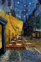 Cafe Terrace at Night II - Vincent Van Gogh Oil Painting