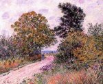 Edge of the Fountainbleau Forest-Morning - Alfred Sisley Oil Painting
