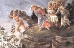 Three Temptations of Christ (detail 6) (Cappella Sistina, Vatican) - Sandro Botticelli oil painting