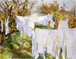 La Biancheria - John Singer Sargent Oil Painting