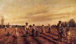 Hoeing Cotton - William Aiken Walker Oil Painting