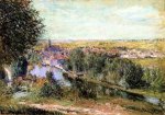 View of Moret - Alfred Sisley Oil Painting