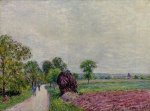 Countryside near Moret - Alfred Sisley Oil Painting