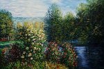 Corner of the Garden at Montgeron - Oil Painting Reproduction On Canvas