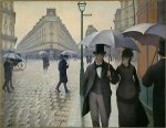 Paris street, Rainy Day - Gustave Caillebotte oil painting