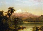 Tamaca Palms - Frederic Edwin Church Oil Painting