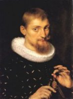 Portrait Of A Man - Peter Paul Rubens Oil Painting