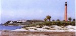 Ponce LIght House, Ponce Park, Florida - William Aiken Walker Oil Painting