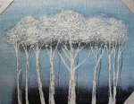 Decorative painting of trees