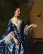 Mrs. Alice Hooper - Oil Painting Reproduction On Canvas